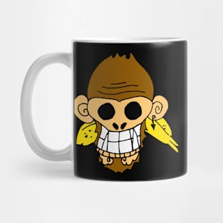 ONE PIECE Inspired Jolly Roger Pirate flag but its an ape monkey Mug